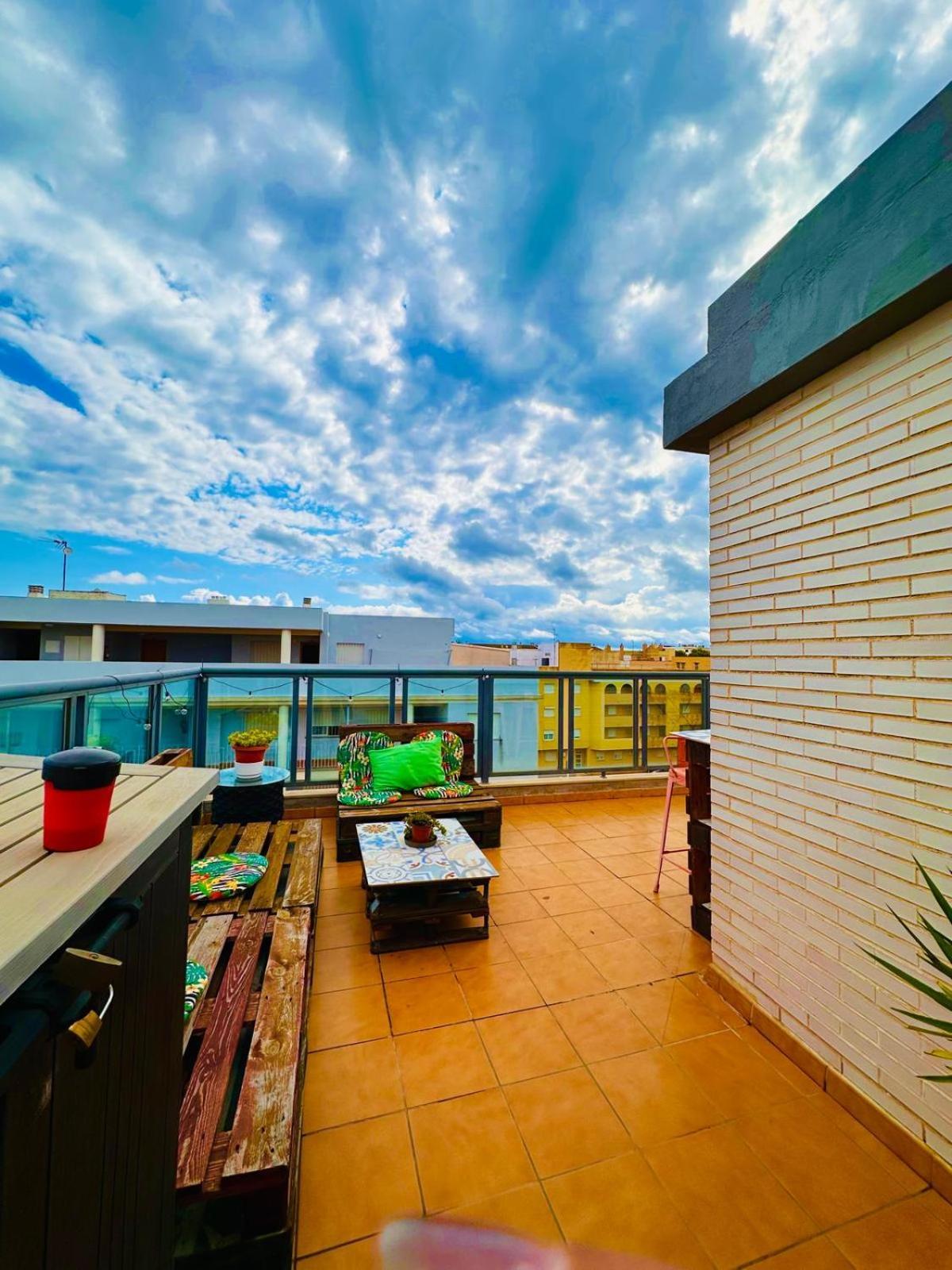Апартаменты Attic Terrace 360 Moncofa Монкофар Экстерьер фото